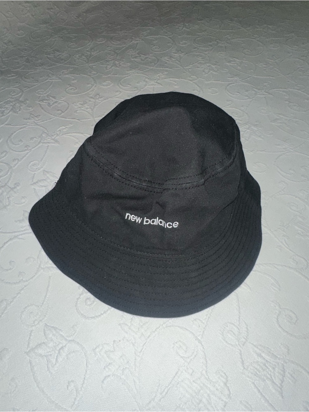 New Balance Black Embroidered Logo Bucket Hat